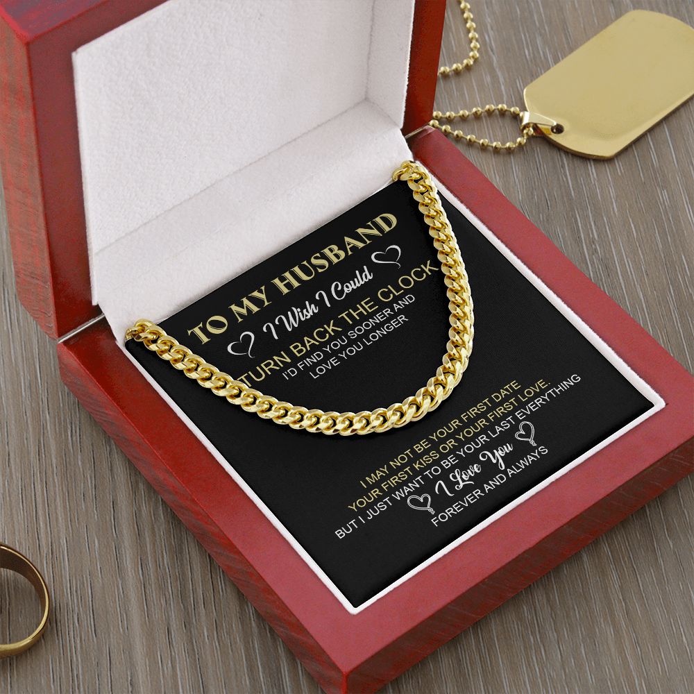 My Husband | Forever and Always - Cuban Link Chain