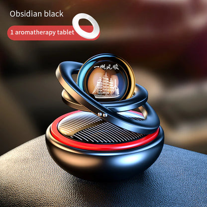 Solar Car Air Freshener Rotating Auto Flavoring Diffuser Accessories Indoor Original Men and Women Perfume Decorative Accessorie