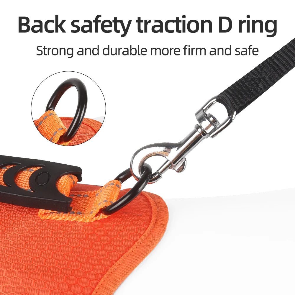 No Pull Large Dog Harness Adjustable Reflective Vest Harnesses for Small Medium Dogs Outdoor Travel French Bulldog Accessories